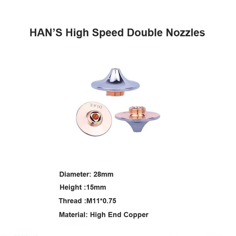 Boquillas dobles de alta velocidad HAN'S