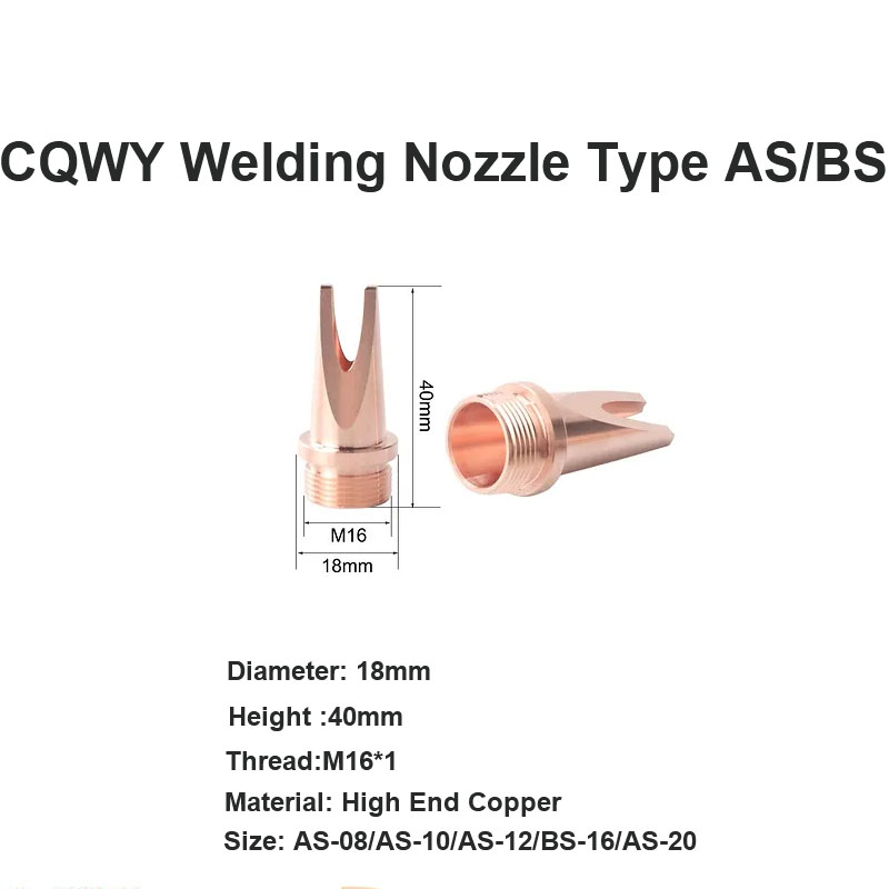 Boquilla de soldadura CQWY tipo AS/BS