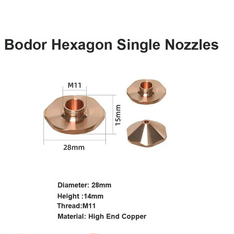 Bodor Bodor Hexágono Boquillas Simples D28