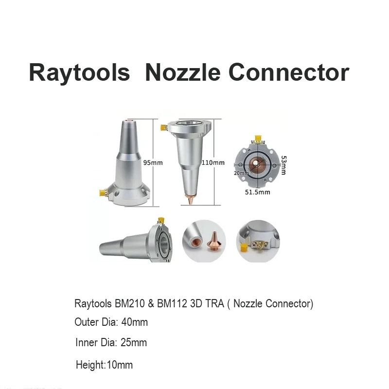 Conector de boquilla Raytools para BM210 y BM112 3D TRA