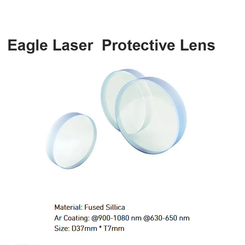 Lente protectora láser Eagle D37*T7mm