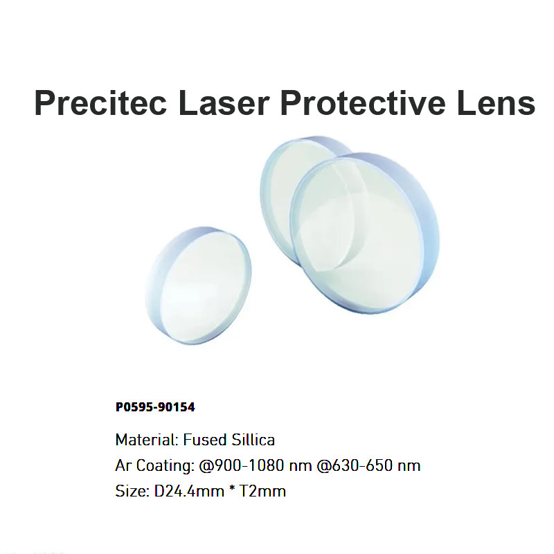 Lente protectora láser Precitec D24.4*T2mm 
