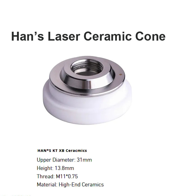 Cono de cerámica láser de Han D31mm H13.8mm