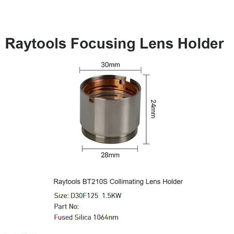 Raytools BT210S Soporte de lentes colimadores D30 F125
