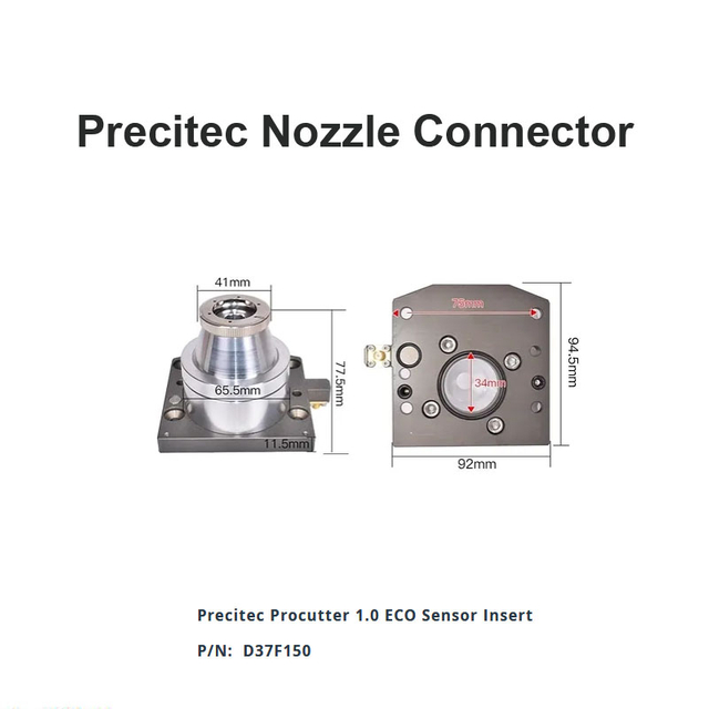 Precitec Procutter 1.0 Conector De Boquilla D37 F150 