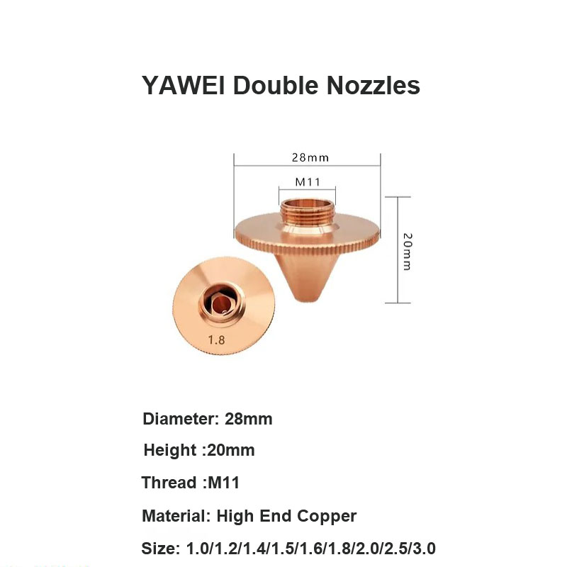 Boquillas dobles YAWEI