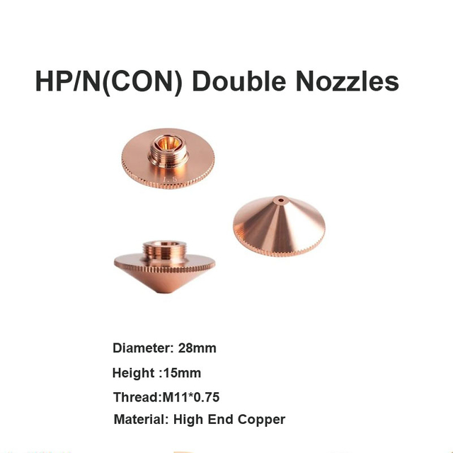 HP&N(CON) Boquillas dobles Cobre de gama alta