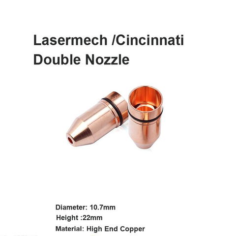 Lasermech y Cincinnati doble boquilla