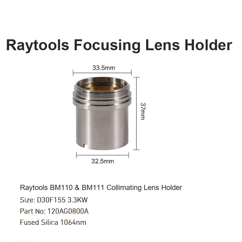 Raytools BM110 y BM111 Soporte de lentes colimadores D30 F155 3.3KW