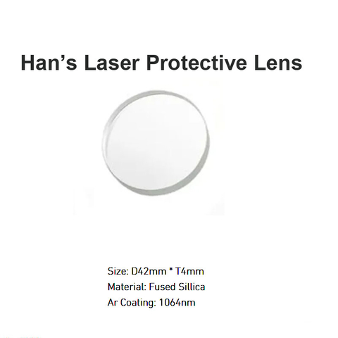 Lente protectora láser de Han D42 *T4mm