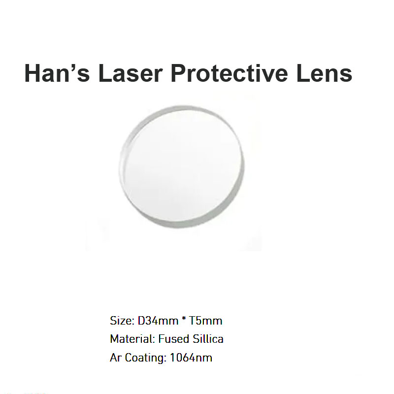 Lente protectora láser de Han D34 mm