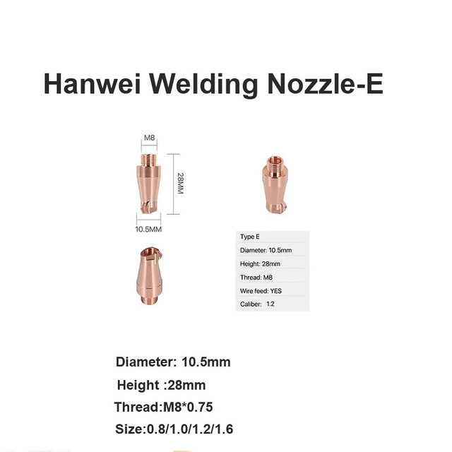 Boquilla de soldadura Hanwei-E