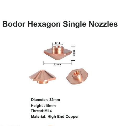 Boquillas individuales hexagonales Bodor
