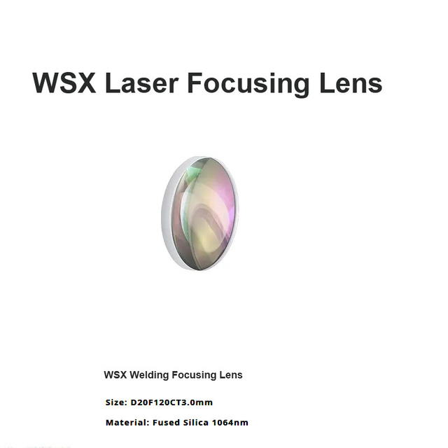 Lente de enfoque de soldadura WSX D20 F120 
