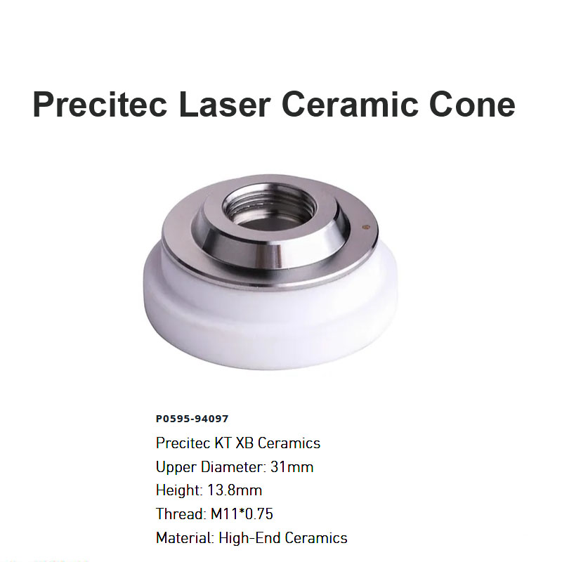 Cono cerámico láser Precitec D31 H13,8 mm 