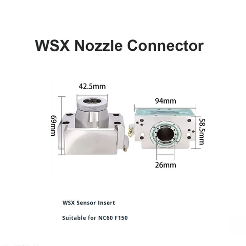 Conector de boquilla WSX para NC60 F150