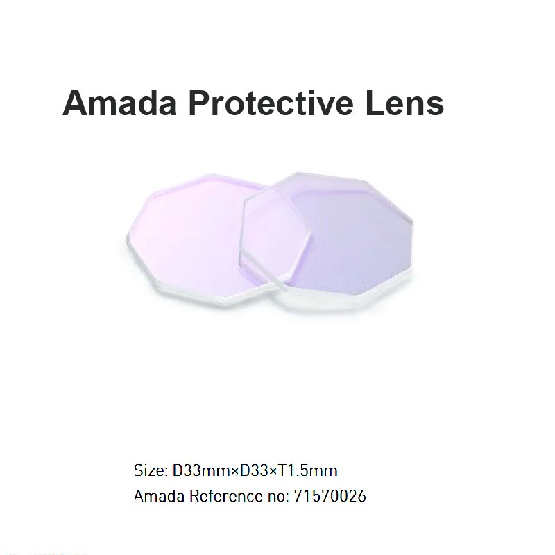 Lente protectora Amada octogonal D33*D33*T1.5mm