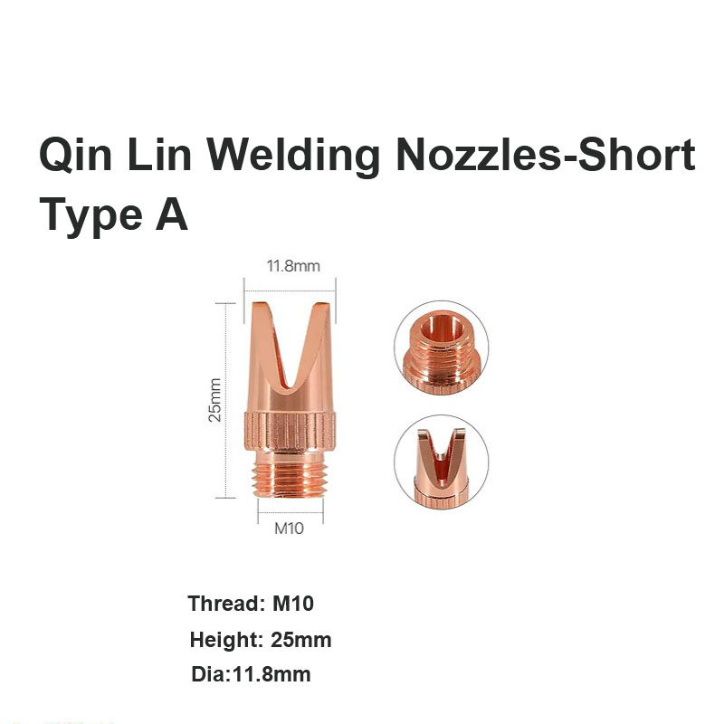 Boquillas de soldadura Qin Lin: tipo corto A