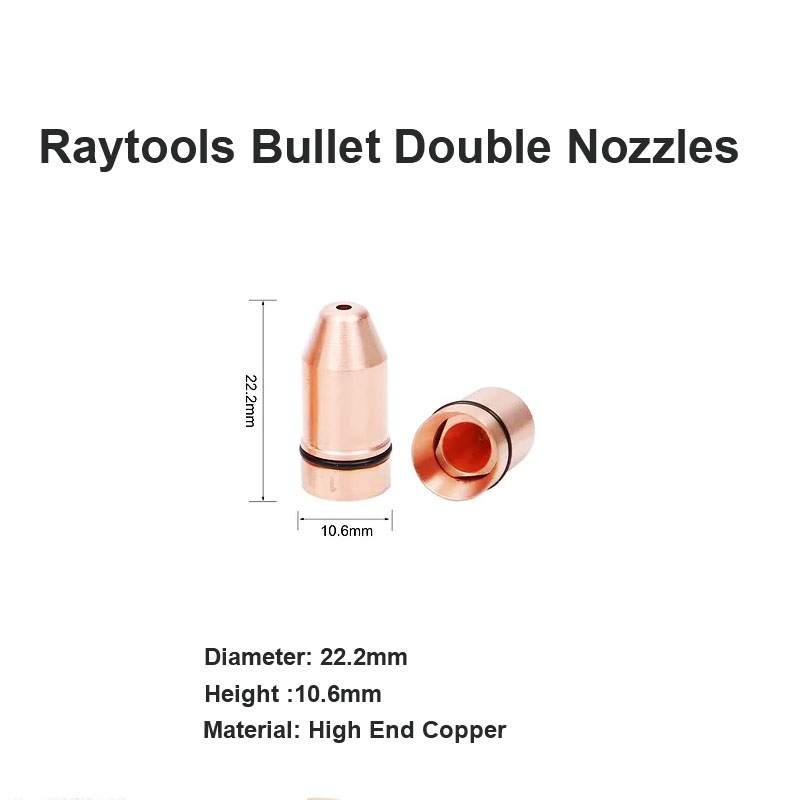 Boquillas dobles tipo bala Raytools 