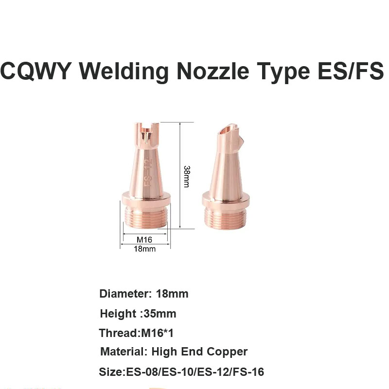 Boquilla de soldadura CQWY tipo ES/FS