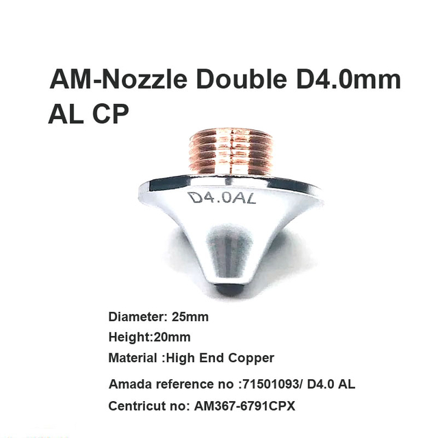 Boquilla AM Doble D4.0 MM AL CP