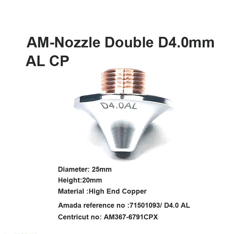 Boquilla AM Doble D4.0 MM AL CP
