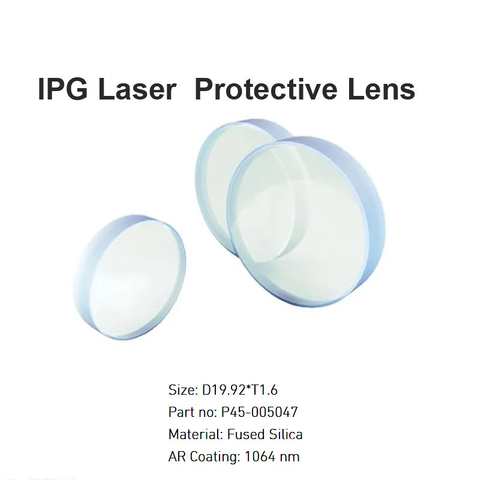 Lente protectora láser IPG D19.92* T1.6mm