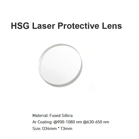 Lente protectora láser HSG D34 *T3mm