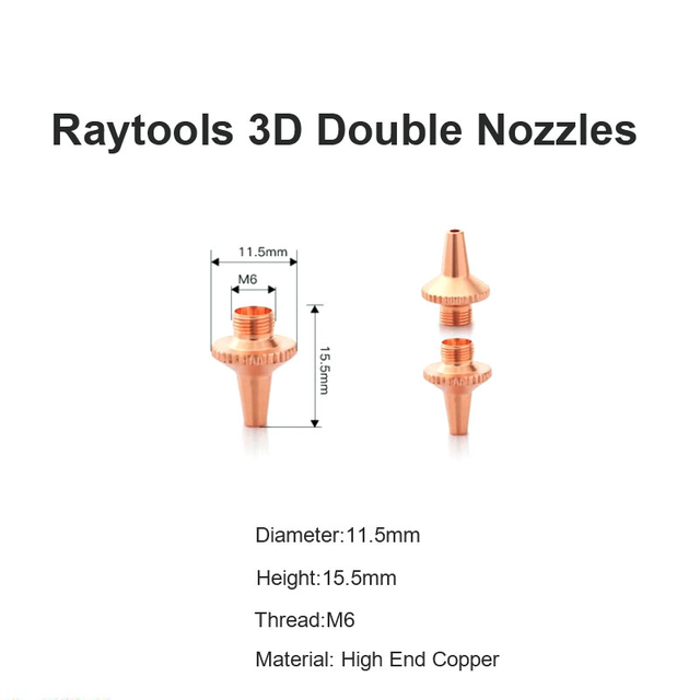 Boquillas dobles Raytools 3D 