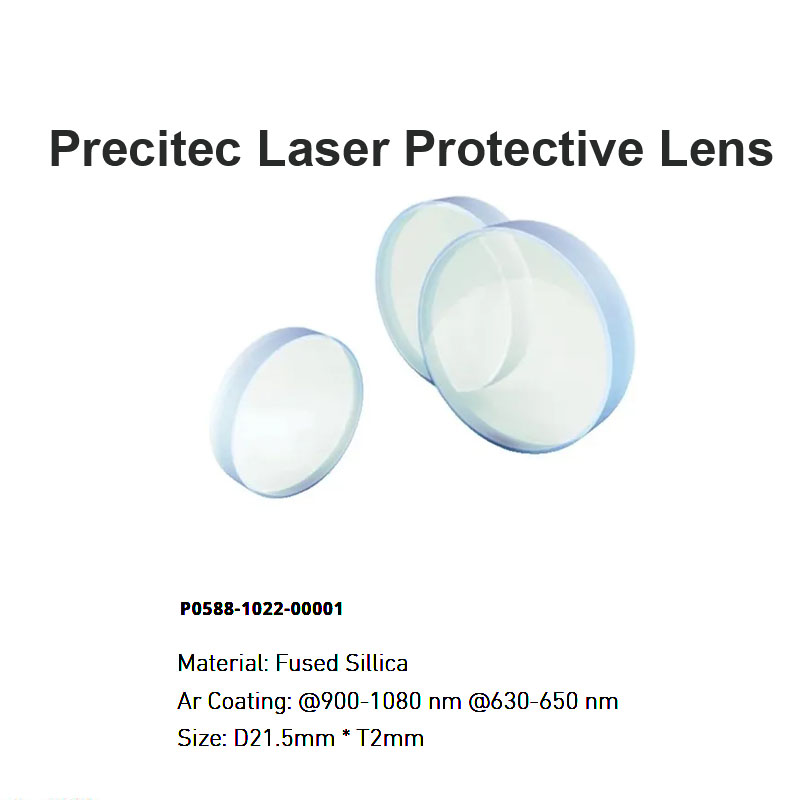 Lente protectora láser Precitec D21.5mm *T2mm