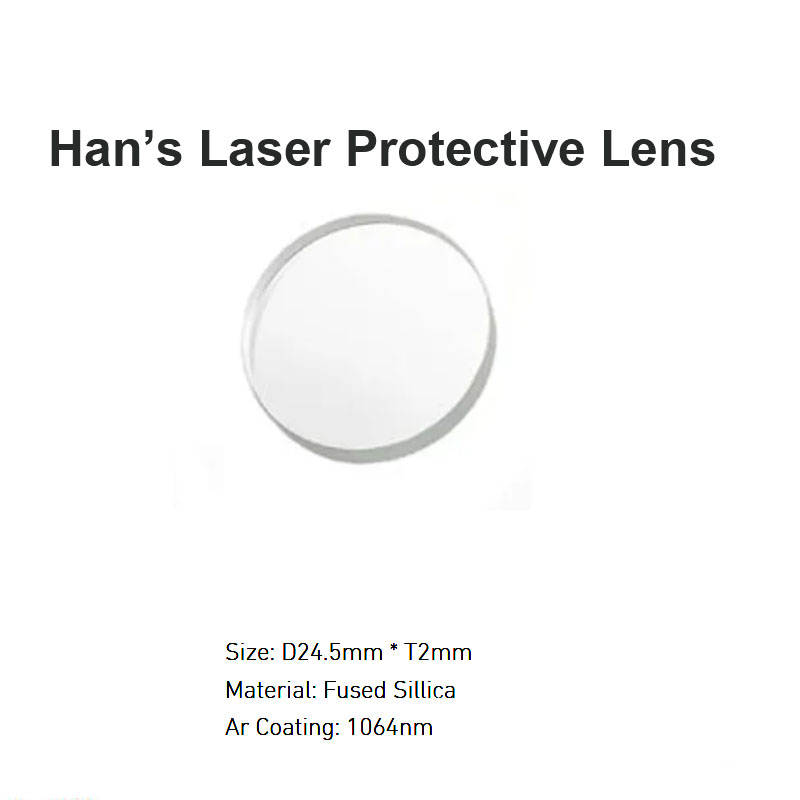 Lente protectora láser de Han 24,5 *T2 mm