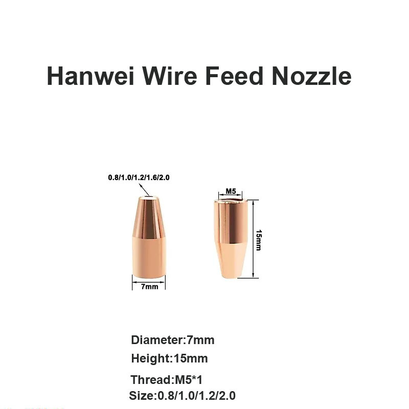 Boquilla de alimentación de alambre Hanwei