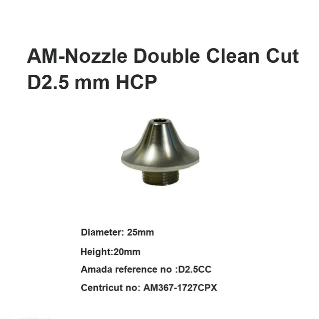 Boquilla AM Boquilla AM Doble Corte Limpio D2.5 mm HCP