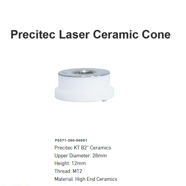 Precitec Cono Cerámico Láser D28mm H12mm M12