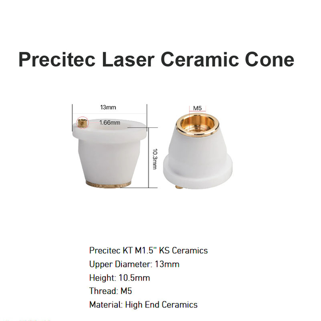 Cono cerámico láser Precitec D13mm H10.5mm