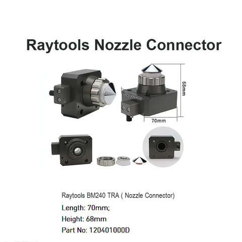Conector de boquilla Raytools para BM240 TRA