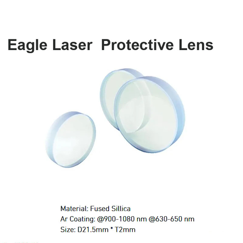 Lente protectora láser Eagle D21.5 *T2mm 