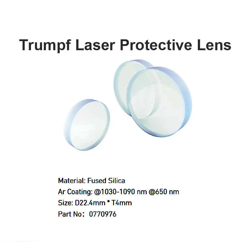 Lente protectora para ventanas con láser Trumpf D22.4*T4mm