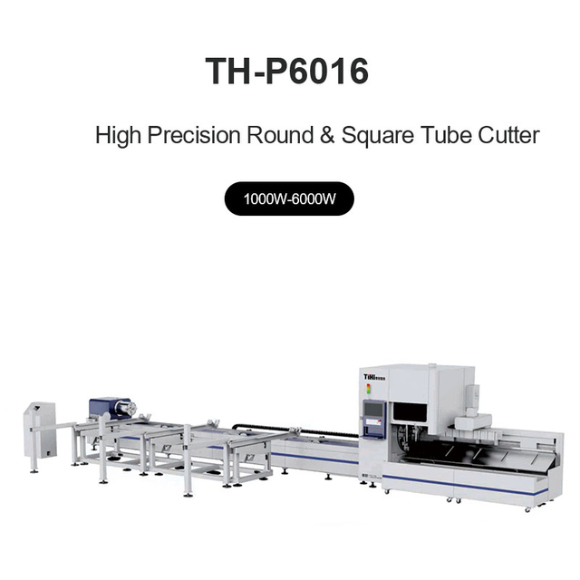 Máquina cortadora láser de fibra de tubos redondos y cuadrados de carga semiautomática