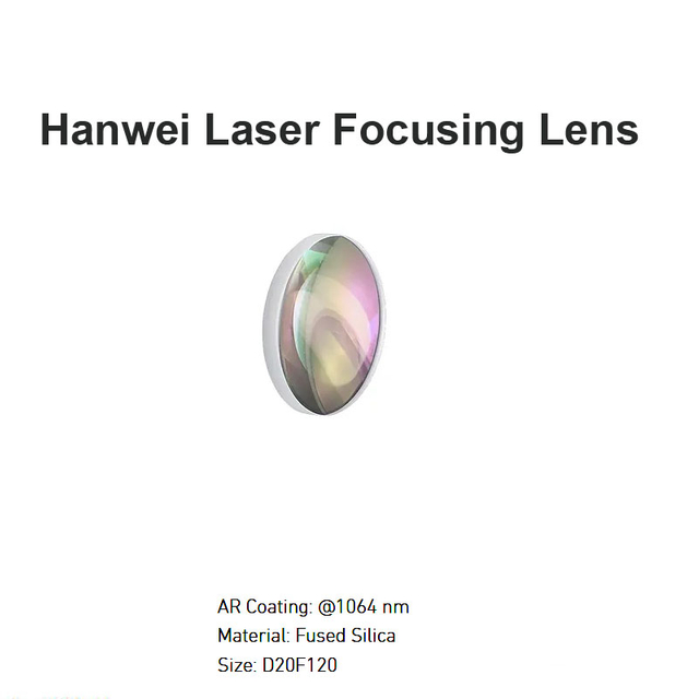 Lente de enfoque láser Hanwei D20 F120