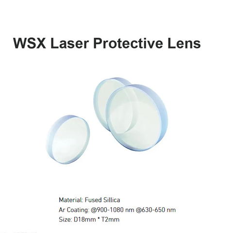 Lente protectora láser WSX D18 T2mm