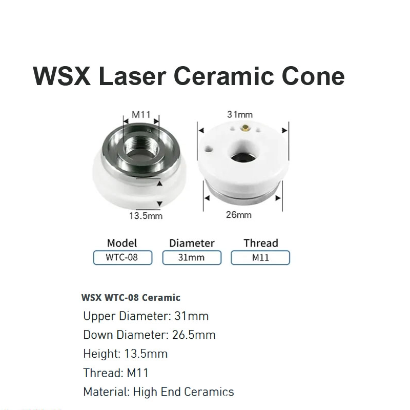 Cono cerámico láser WSX D31mm