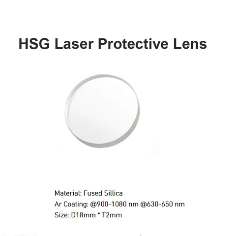 Lente protectora láser HSG D18 *T2mm