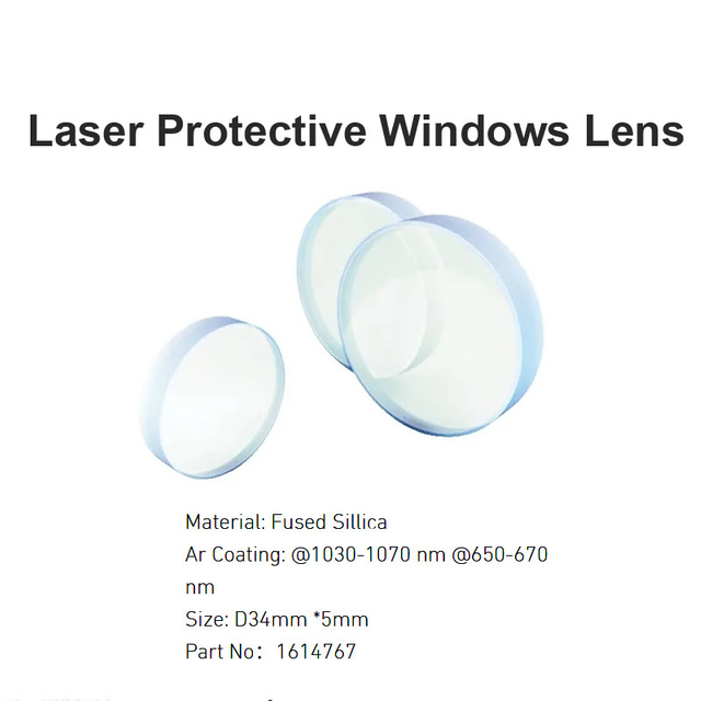 Lente protectora para ventanas láser Trumpf D34*5mm