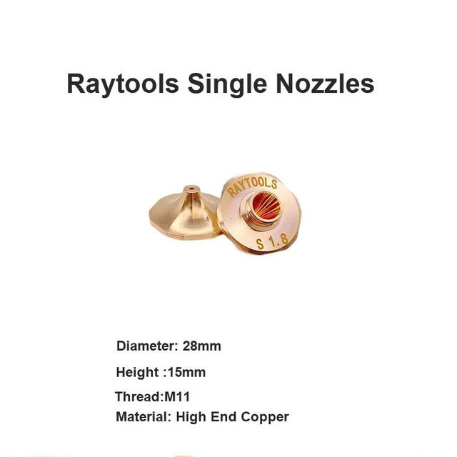 Boquillas individuales Raytools S1.8