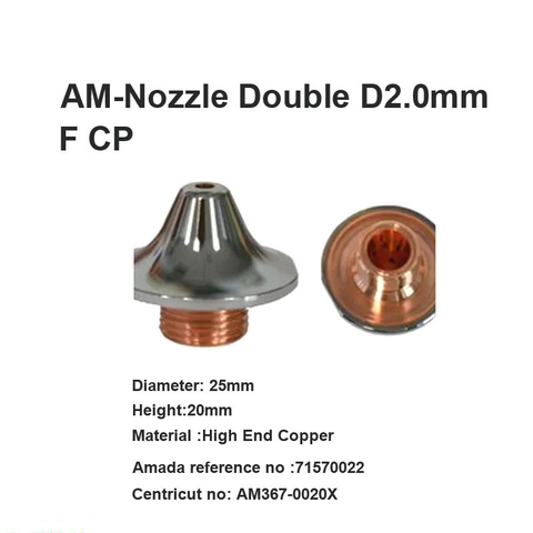 Boquilla AM Doble D2.0mm F CP