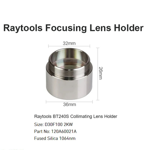Raytools BT240S Soporte de lentes colimadores D30 F100 