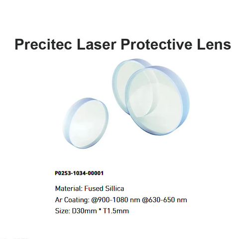 Lente protectora láser Precitec D30*T1.5mm 
