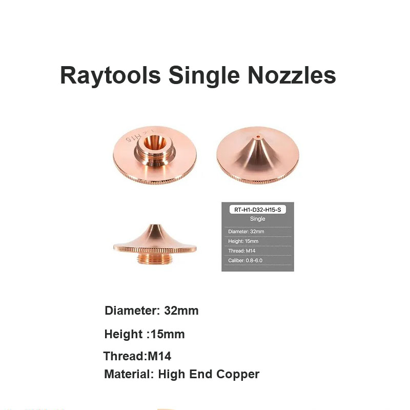 Boquillas individuales Raytools RT-H1-D32-H15-S