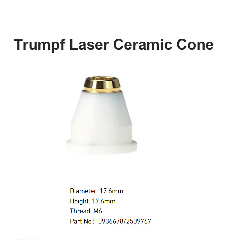 Cono de cerámica láser Trumpf D17.6 mm